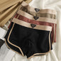 3PCS/Pack Fashion Ice Silk Knitted Plaid Boxers Breathable Comfort Mesh Crotch Underpants Super Soft High Elastic Men's Panties