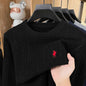 Designer Brand Pony Embroidery Fashion Sweater Men's Classic Paul Fashion Jacquard Autumn/Winter Round Neck Warm Knitted Pullove