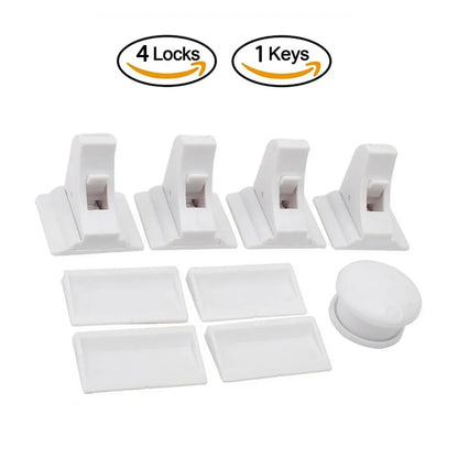 No Drills, No Tools Required - Our Magnetic Child Safety Locks are Easy to Install and Perfect for Cabinets and Drawers