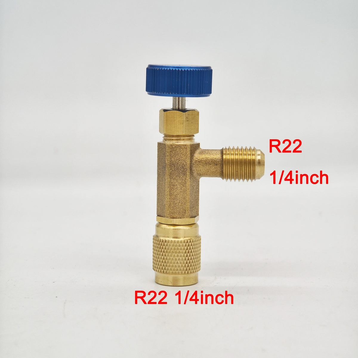 Air Conditioning Refrigerant Safety Valve R410A R22 1/4" 5/16" Refrigeration Charging Safety Liquid Adapter Hand Tool Parts