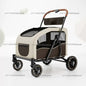 Medium and large dog multi-function pet cart travel cart portable foldable