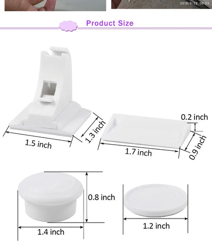 Magnetic Child Safety Lock Limiter Children Protection Baby Safety Lock Invisible Lock Kids Security Drawer Latch Cabinet Door