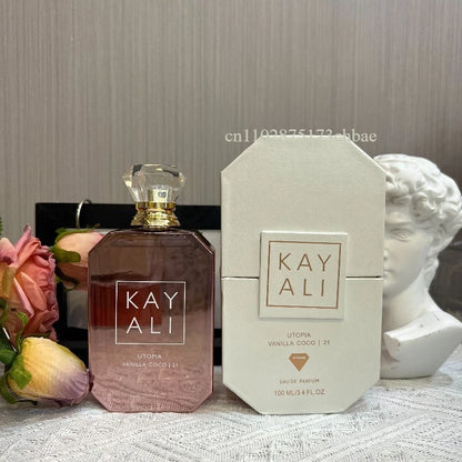 Long Lasting Perfume 100ml for Women Champagne Vanilla Fragrance Praline Nectarine Sandalwood KAYALI Parfum Water Mist Scent