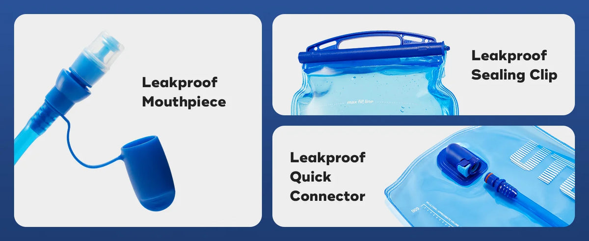 UTOBEST 1L/1.5L/2L/3L Hydration Bladder Water Reservoir Water Bag BPA Free for Running Cycling Hiking