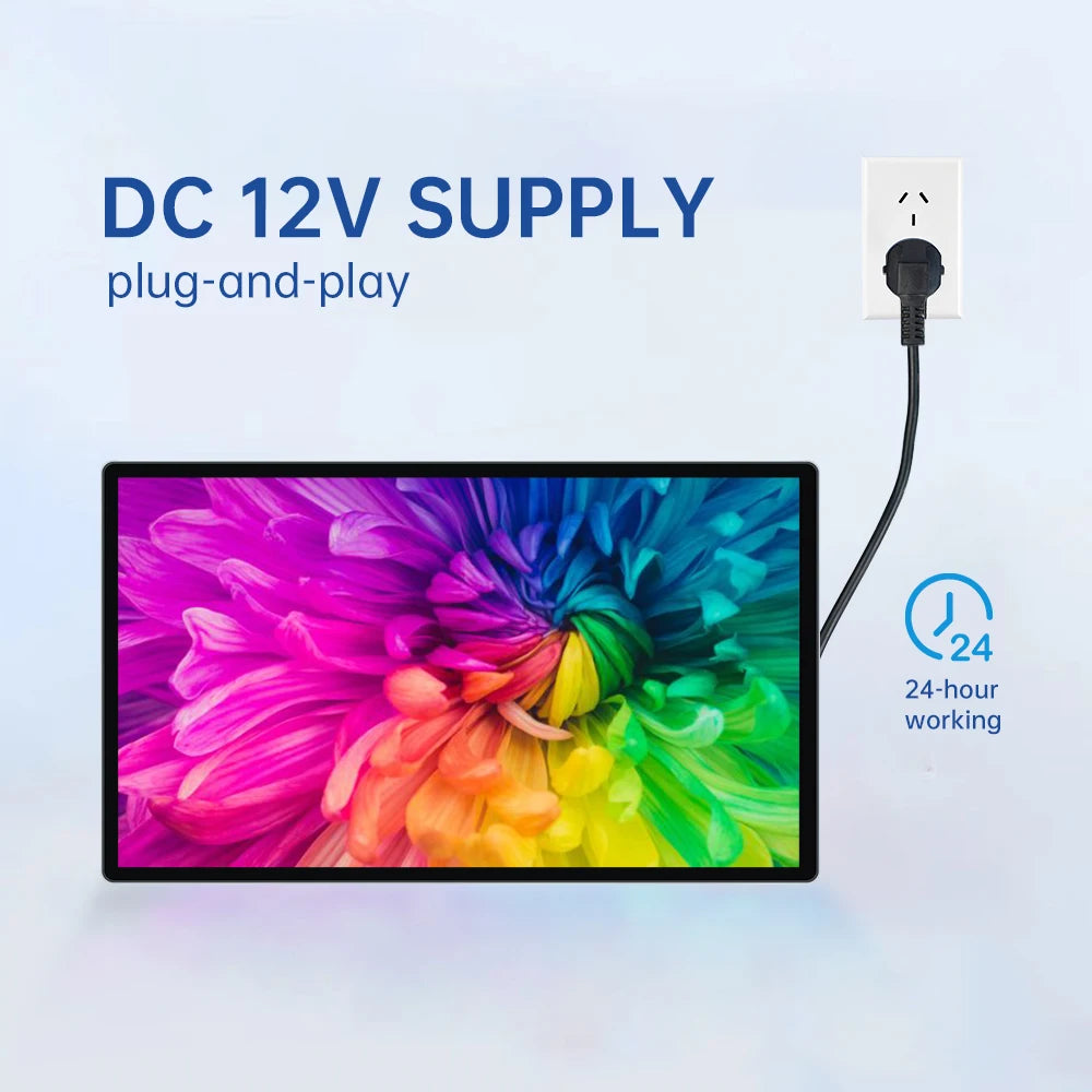 8 To 43 inch Wall mounted PCAP Multi Touch Screen Display Touchscreen Monitor Android 11/12/14 Tablet Industiral All In One Pc