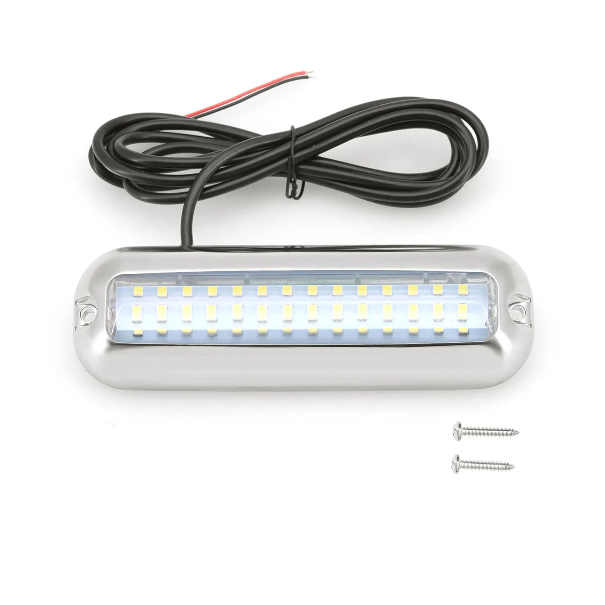 12V LED Boat Transom Light Underwater Pontoon Marine Ship Boat Accessories Light Stainless Steel Waterproof Marine Light IP68