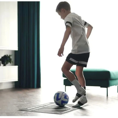 Durable non-slip football training mat Foldable carpet dribbling football training mat children's football indoor equipment
