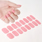 1Sheet Cured Gel Nail Strips Sticker Long-Lasting Nail Polish Strips Wraps Full Cover Gel Nail Art Stickers UV/LED Lamp Required