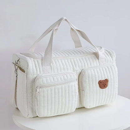 Large Capacity Mommy Bag for Women Totes Baby Diaper Nappy Bags Shoulder Cotton Ladies Maternity Shopping Bags