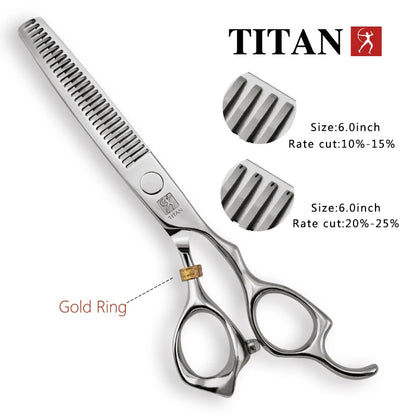 Titan 3D Scissors Professional Barber Hairdressing Shears Hair Cutting Machine Barber Shop Hair Scissors