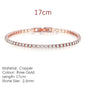 Fashion Multicolor Tennis Bracelet for Women 2.5/3/4/5mm Zirconia Charm Designer Tennis Chain Men Bracelet Wedding Jewelry KC128