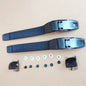 2 Sets Roller Skates Strap Fastening Straps Inline Skate Strap Buckle With Clamp Screws Nut Replacement