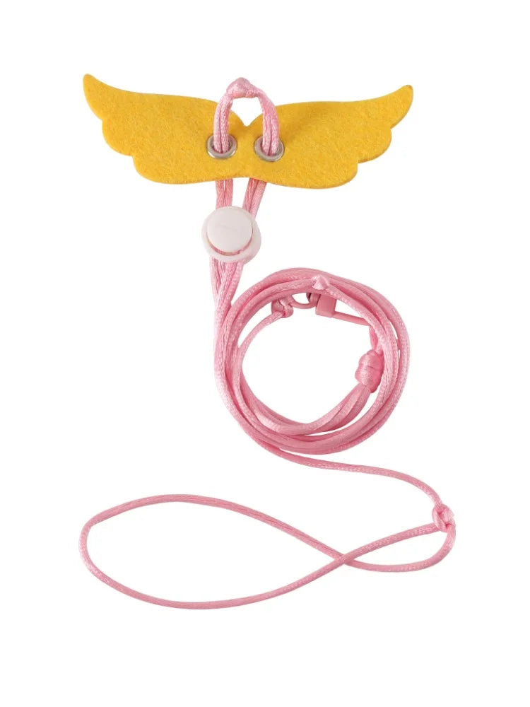 Anti-lost Small Pet Harness Adjustable Strap Anti-bite Guinea Pig Leash Safety Buckle Escape-Proof Hamsters Harness Outdoor