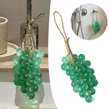 Grape Handmade Soap Natural DIY Crystal Soap Fruit Aroma Scented Soap Creative Gift For Home Fragrance Friend Gift Bathroom