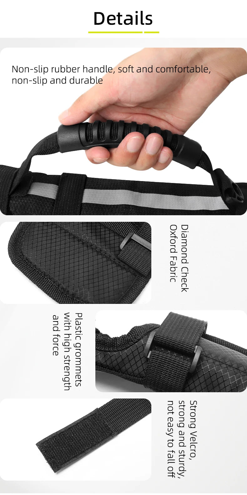 Folding Bicycle Carrier Handle Hand Grip For Brompton Cycling Bicycle Frame Carry Shoulder Strap Bicycle Accessories