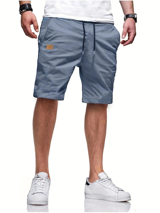 New Men's Casual Short, Bermuda Short, Fitness Jogging Short, Vintage Elastic Waist Cargo shorts