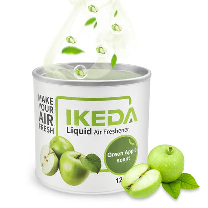 IKEDA Liquid Air Freshener Peach Scent, Odor Eliminator Deodorizer, Long-Lasting Freshness, Europe Style 120ml Bottle