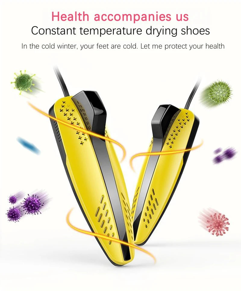 Shoe Dryers UV Sterilization Dehumidify Timer-controlled Shoe Rack Heater Deodorizer Scalable Quick Drying Shoe Dryer 2026