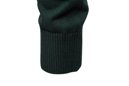 AIOPESON Mens Mock Neck Cotton Pullover Knit Sweaters Casual Business Strip Ribbed Turtleneck Sweaters for Men