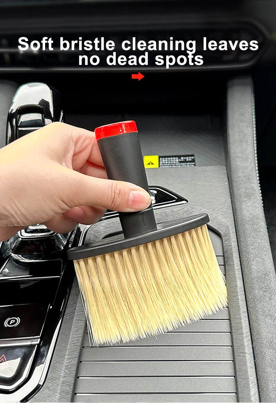 SEAMETAL Detailing Car Cleaning Brush Universal for Car Interior Cleaning Air Outlet Seat Gap Dashboard Soft Hair Clean Brushes