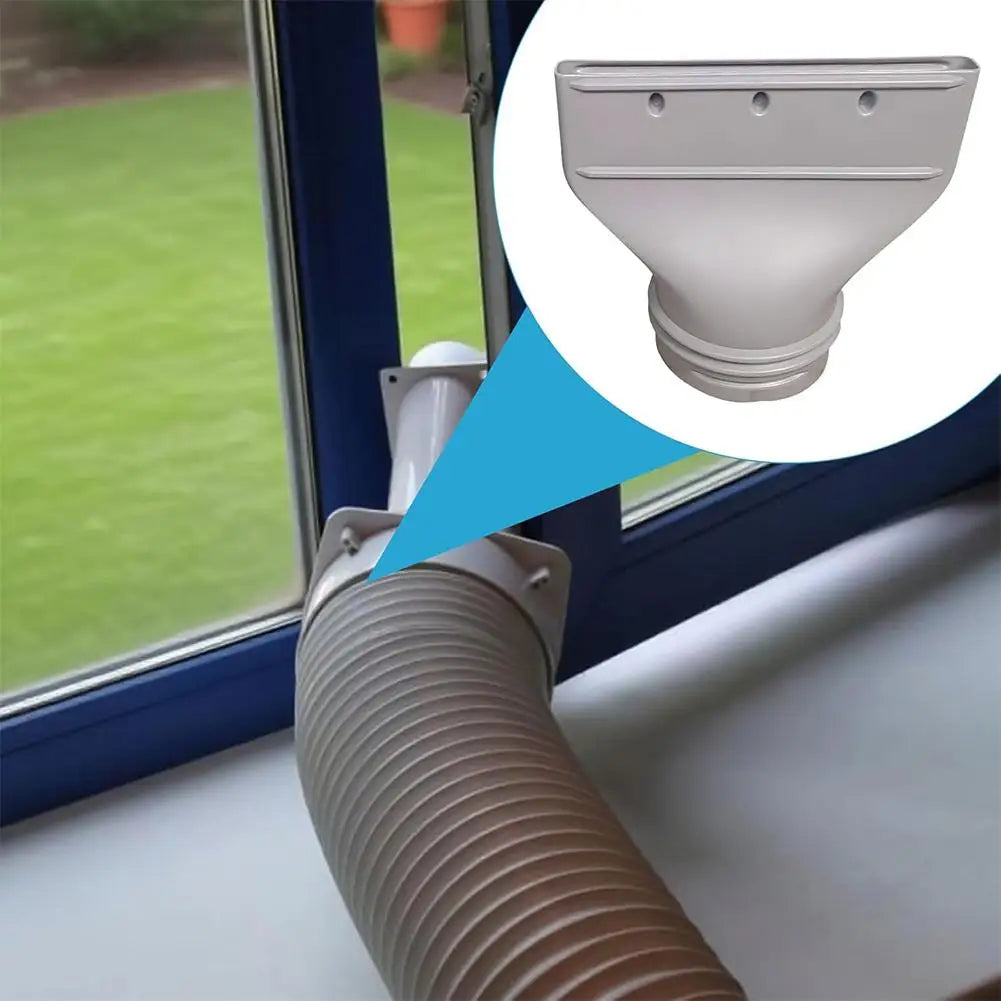 1/2PCS 1.5M Flat Mouth Joint Exhaust Duct Portable Mobile Air Conditioner Window Duct Pipe Connector Exhaust Systems Accessories