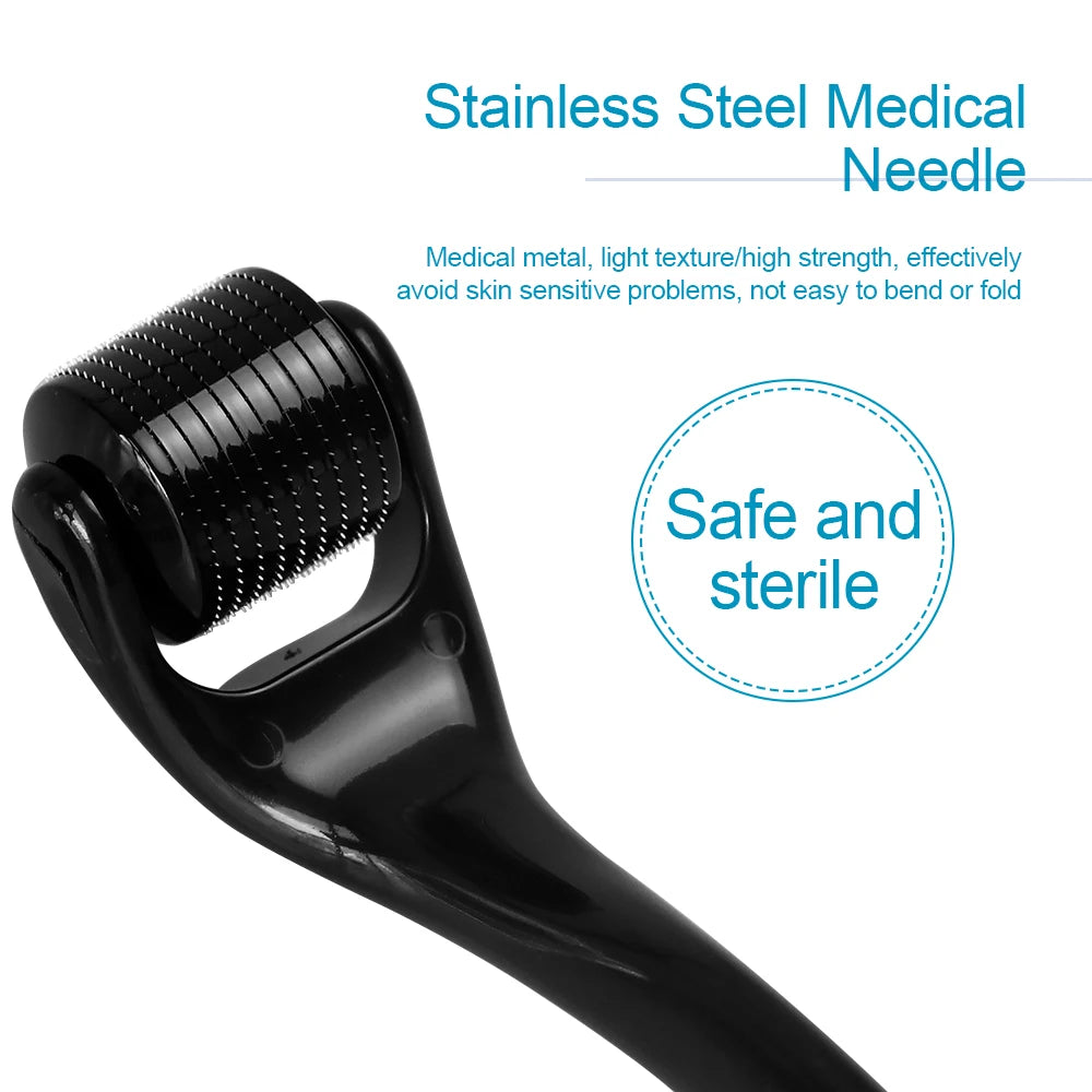 DRS 540 Titanium Derma Roller for Hair Regrowth Growth Mesoroller Beard Face DermaPen Skin Care Micro Needle Roller Dermaroller