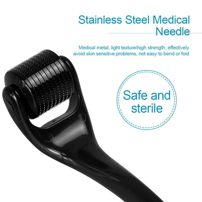DRS 540 Titanium Derma Roller for Hair Regrowth Growth Mesoroller Beard Face DermaPen Skin Care Micro Needle Roller Dermaroller