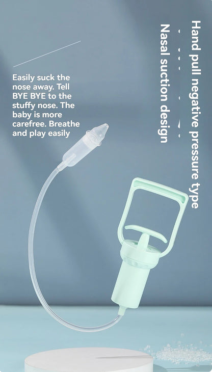 Baby Nasal Aspirator Powerful Hand Pump Safe Comfortable Nose Cleaner For Newborns Toddlers Kids Congestion Relief Mucus Remover