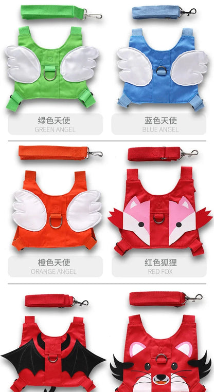 Baby Safety Walking Harness Belt Child Reins Aid Toddler Kids Strap Anti Lost Line Outdoor Keep Harnesser for Secure Stroll