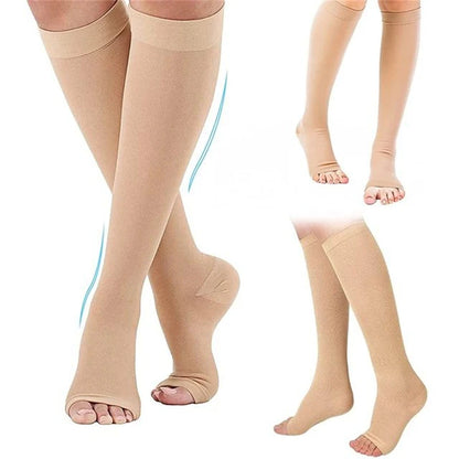 10 Styles Compression Stocking Prevent Calf Varicose Veins Soreness Pressure Cycling Professional Leg Support Nurse  Women Socks