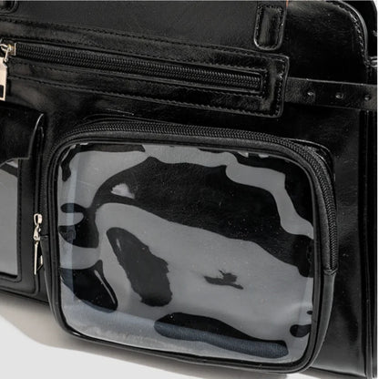 Japanese Itabag With Transparent Display Multi-pocket Shoulder Bag Fashion Tote Bag Jk Uniform Handbag Y2k Style Crossbody Bag