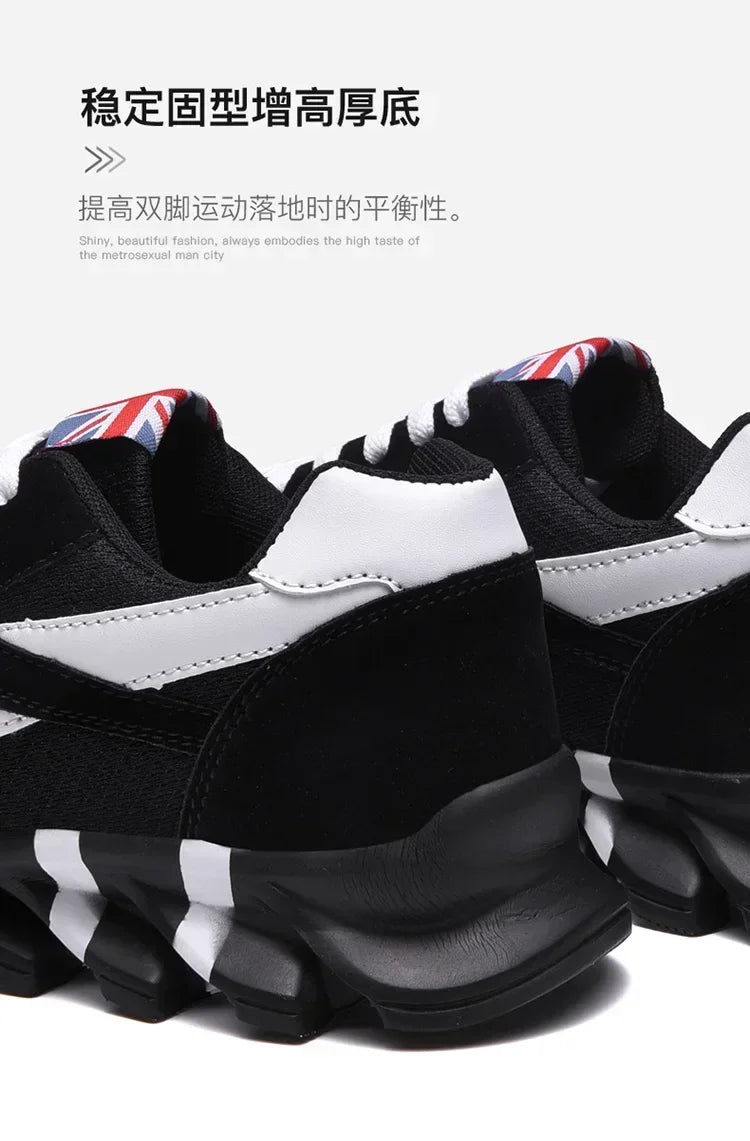 Brand Trend Size 38-48 Men's Wear-resistant Cushioning Thick-soled Fitness Sneakers Outdoor Breathable Running Shoes for Men