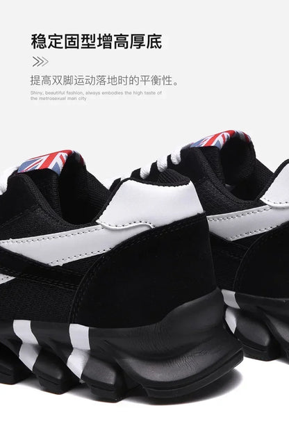 Brand Trend Size 38-48 Men's Wear-resistant Cushioning Thick-soled Fitness Sneakers Outdoor Breathable Running Shoes for Men