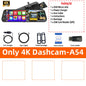 4K HD Car DVR Touch Screen Carplay & Android Auto Dash Cam Night Vision Video Recorder Driving Recorder