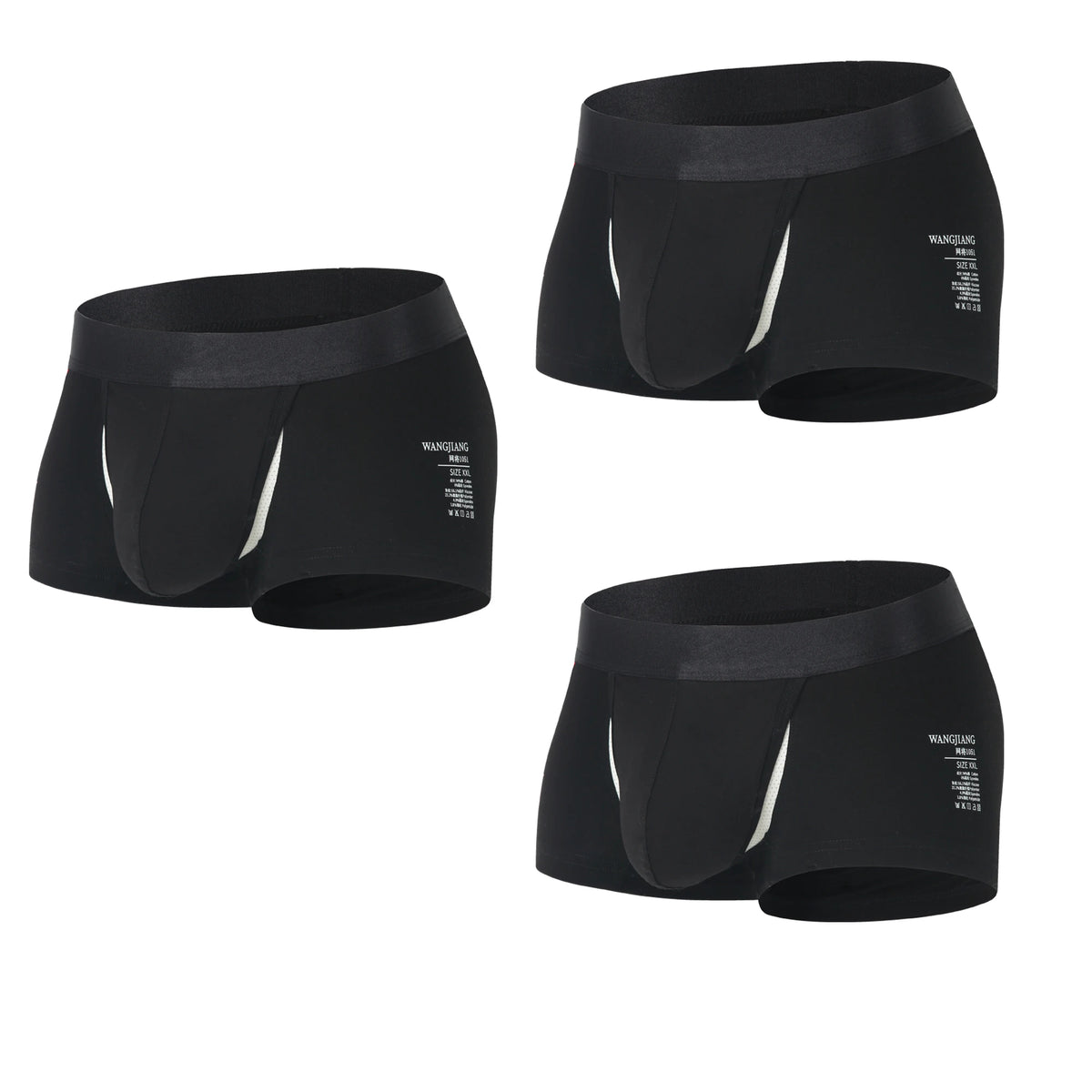 Open Front Underwear Men Cotton Sexy Men's Boxer Shorts Panties Breathable Pouch Bulge Underpants Male