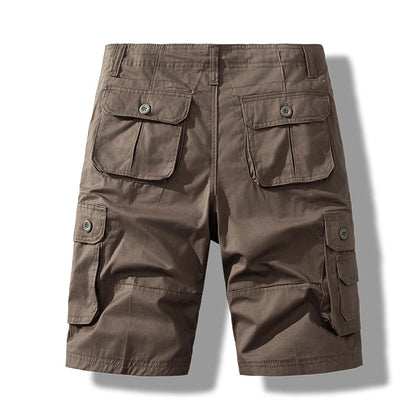 Men's Short Pants Cotton Cargo Shorts Tactical Breeches Casual Sports Man Hiking Fishing Streetwear