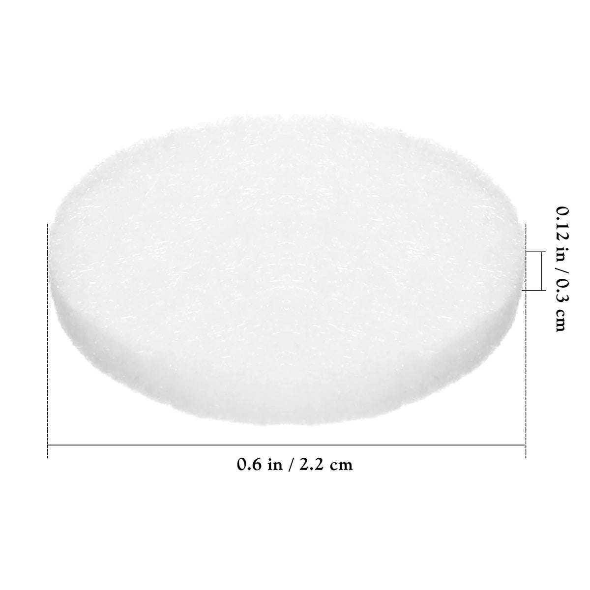 50pcs Perfume Diffuser Cotton Pads Refill Pads for Essential Oil Necklace Aroma Pendant Car Air Freshener Interior Accessories