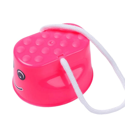 Colorful Smile Face Stilt Balance Training Walk Steppers Parent-Child Outdoor Exercise Educational Interactive Activity Prop ZYF