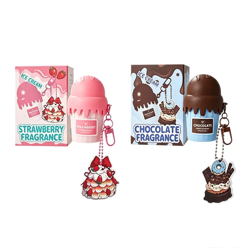 Dubai Arabia Gourmet Eau De Toilette 50ml Cherry Croissant Strawberry Chocolate Scent Cute Delicate Pendant Body Perfume Spray