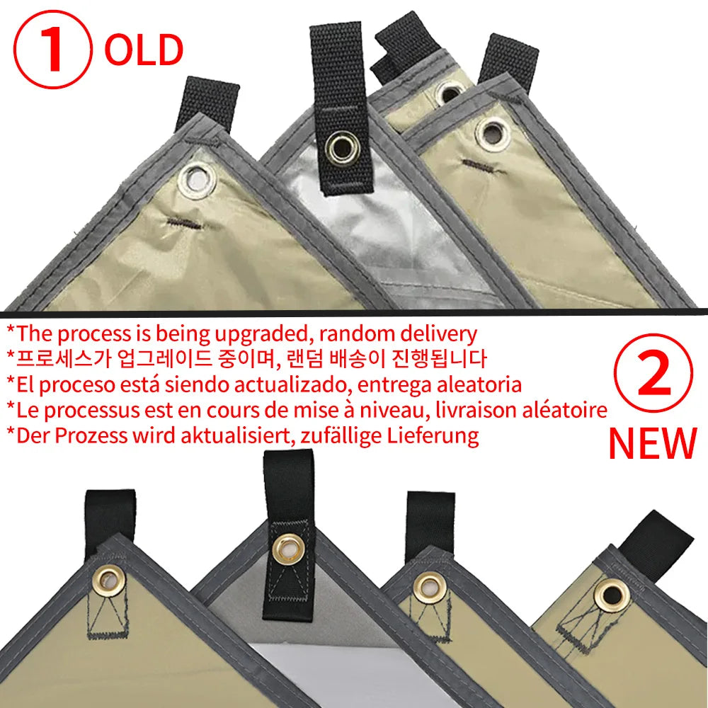 Camping Tarp Waterproof Tent Tourist Awning Shade Garden Canopy Beach Sunshade Outdoor Ultralight Sun Shelter Hiking Backpacking