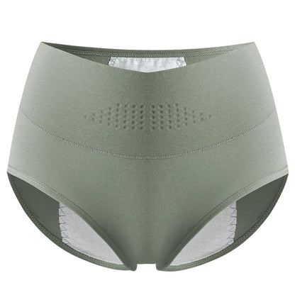 High Waist Menstrual Women's Panties Widen Period Pants Leak Proof Physiological Underwear Cotton Plus Size L-4XL Female Briefs