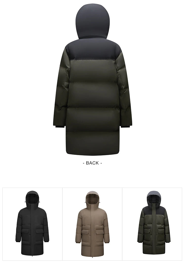 Semir Down Jacket Men 2026 New Waterproof Thick Outerwear Long Length Winter Clothing Couple