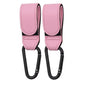 2Pcs Leather Cart Hooks Baby Stroller Hook PU Adjustable Pram Hook Organizer Diaper Bag Hanger Children Travel Accessories