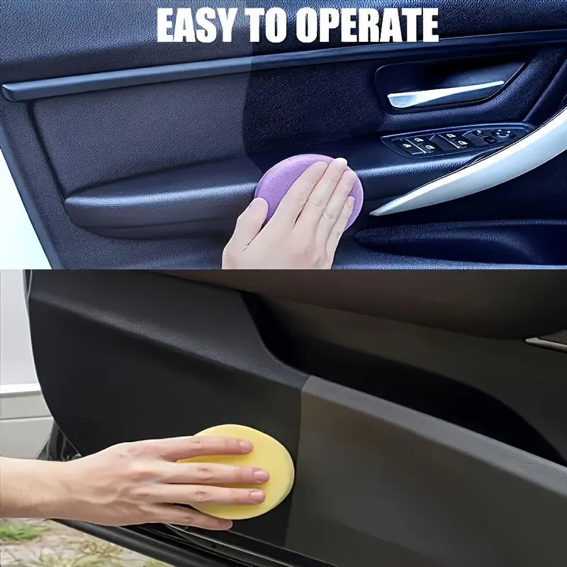Crystal Clear Car Plastic Restorer - Car Interior and Panel Renovation Wax Coating Agent Car Maintenance Wax Car Polishing Paste