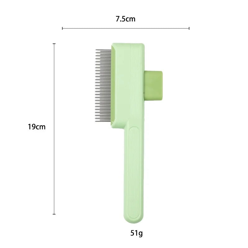 Self-Cleaning One-Button Dog Comb Pet Hair Remover Cat Brush Massage Grooming Combs for Dogs And Pets