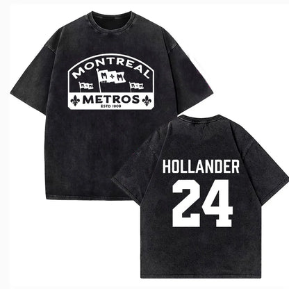 High Quality Cotton Vintage Washed Heated Rivalry Ilya Rozanov 81 Boston Raiders T Shirt Men Scott Hunter Shane Hollander Acid