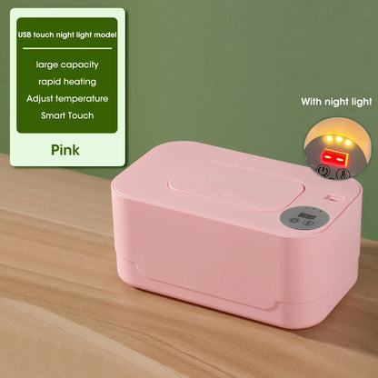 Baby Wet Wipe Warmer Tissue Heater Warming Machine Wipes Heating USB Cotton Towel Smart Polypropylene Baby