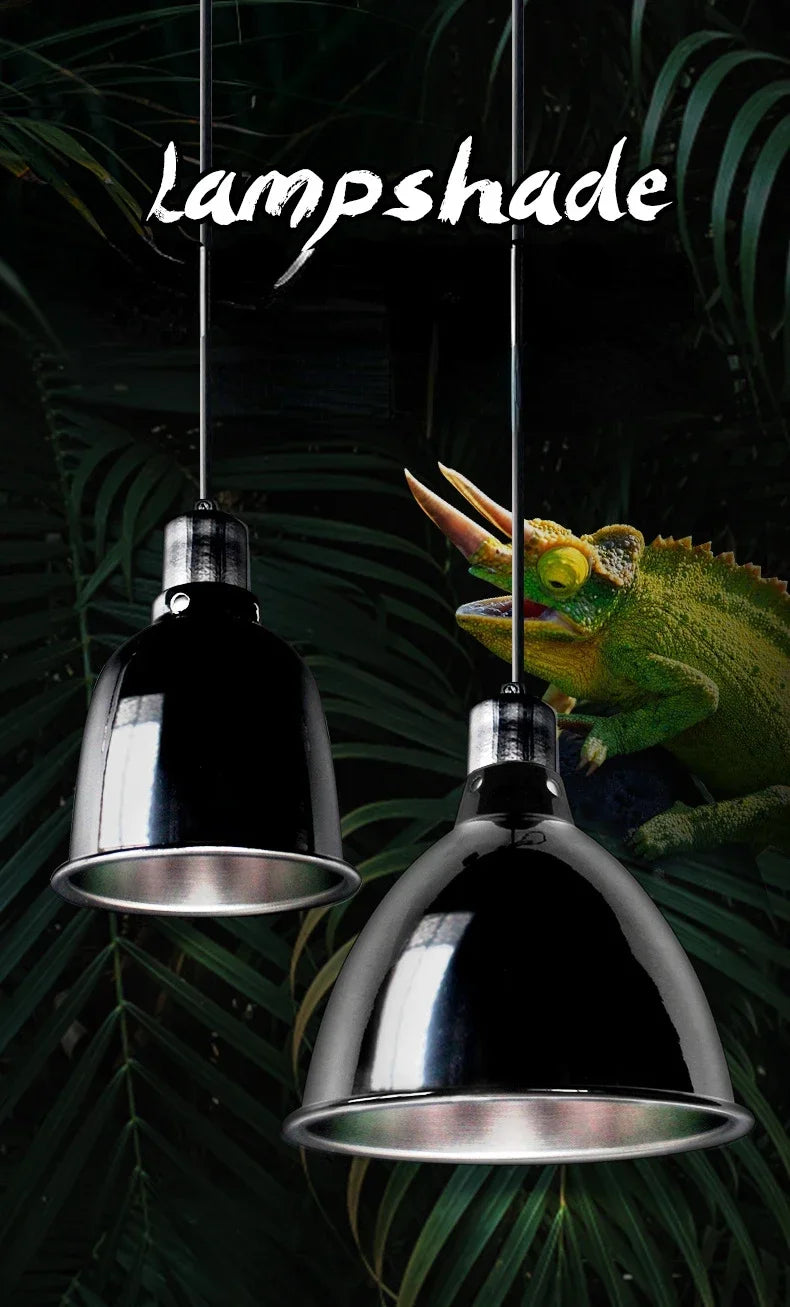 Reptile 5.5/8.5Inch Deep Dome Lampshade Snakes Lizards Geckos Terrariums Anti-scald Reptile Protective Shade Light Fixture