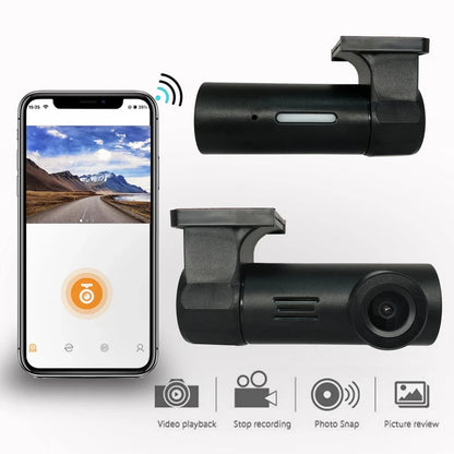 1080P wifi USB MINI Coche Inteligente Conectado a Alimentar DVR Dash Cámara Grabadora De Vídeo De Visión Nocturna