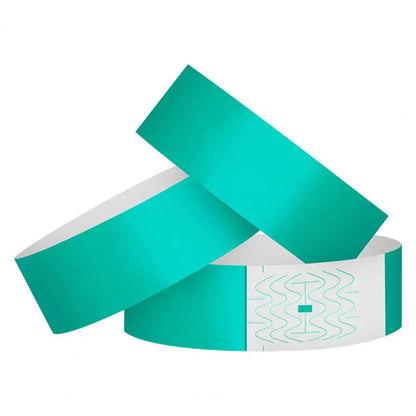 100Pcs Synthetic Paper Wristbands Disposable Waterproof Wrist Strap Event Identification Bracelets Removable Wristband Tape